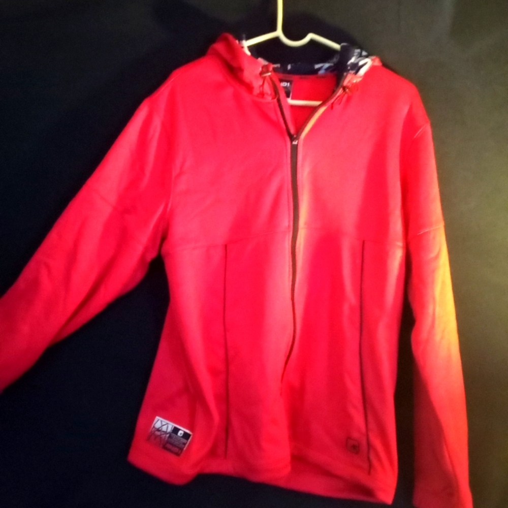 Andi Boys Red Fleece Lined Hooded Jacket NEW NWOT